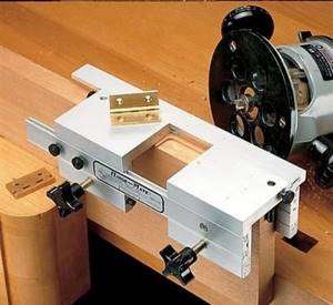 jig for inserting hinges and locks