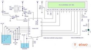 water level controller controlled by Arduino microcontroller
