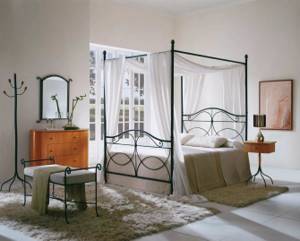 wrought iron bed design photo