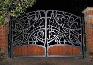 Кованые ворота (15 фото): красивые варианты дизайна
