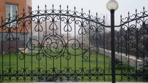 Forged fences and gates: choice of material, application in landscape design photo ideas