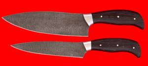 Кухонные ножи из дамаска