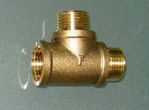 Brass adapter for equipment
