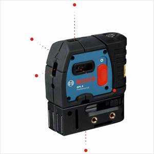 Laser point level will provide projection of clearly visible points