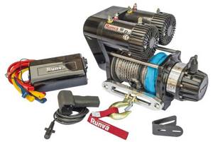 Winch with motor