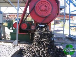 tire recycling line