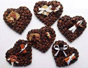 Coffee bean magnets