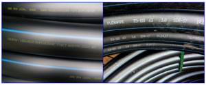 SDR marking of polyethylene pipes