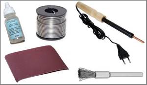 Soldering materials and tools