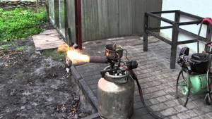 DIY oil burner