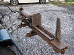 mechanical wood cleaver