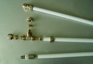 metal-plastic pipes for water supply