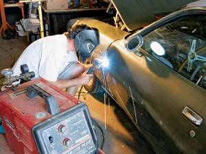 Is it possible to weld a car body with a welding inverter...