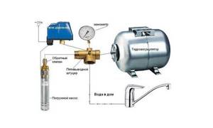 Pump with hydraulic accumulator
