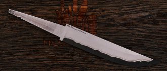 Новый нож со сталью 40х13
