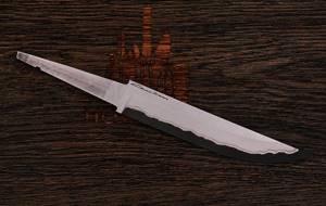 New knife with steel 40x13
