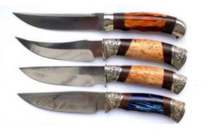 Knives made of steel 95x18