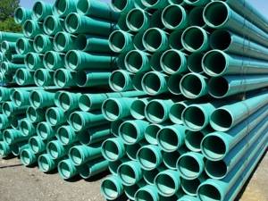 HDPE pipe sections