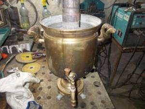 Soldering a samovar with your own hands
