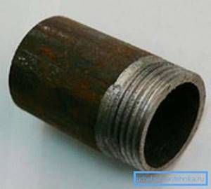 Inch threaded pipe