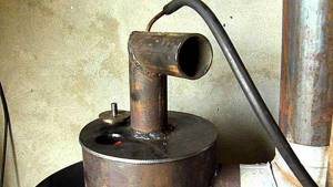 Do-it-yourself diesel drip stove