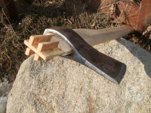 Remaking an ax with your own hands photo
