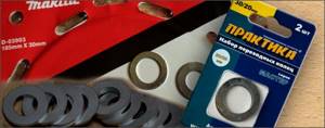 Adapter rings for circular saw