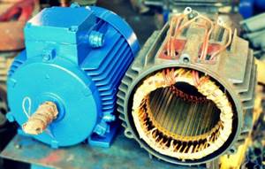 Rewinding the stator of an asynchronous electric motor