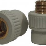 Plastic coupling adapter with internal metal thread