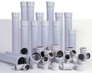 Plastic socket-type free-flow pipe for sewerage systems