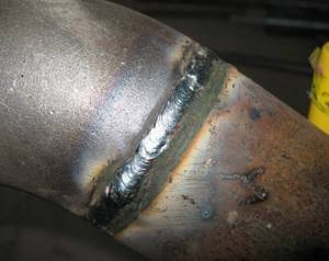 Preparatory stage of arc welding of pipes