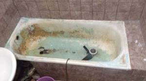 Painting a cast iron bathtub: 2 good options - easy and simplest