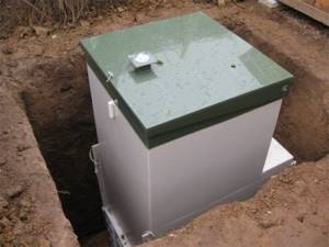 An example of a Topas brand septic tank