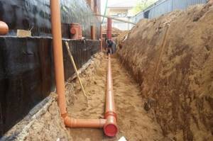 Wall drainage system