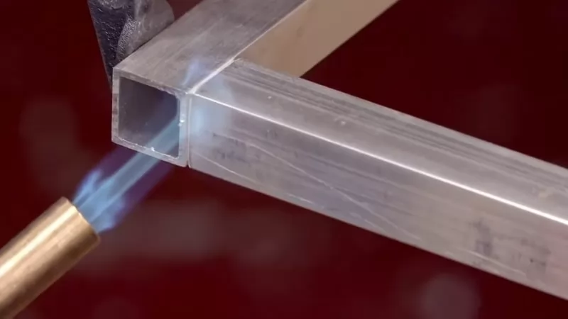 Aluminum torch welding process