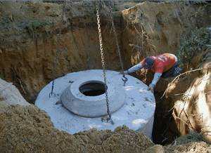 The process of installing concrete rings