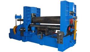 Industrial rollers with hydraulic drive
