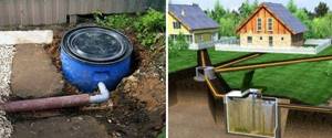 The simplest plastic septic tanks