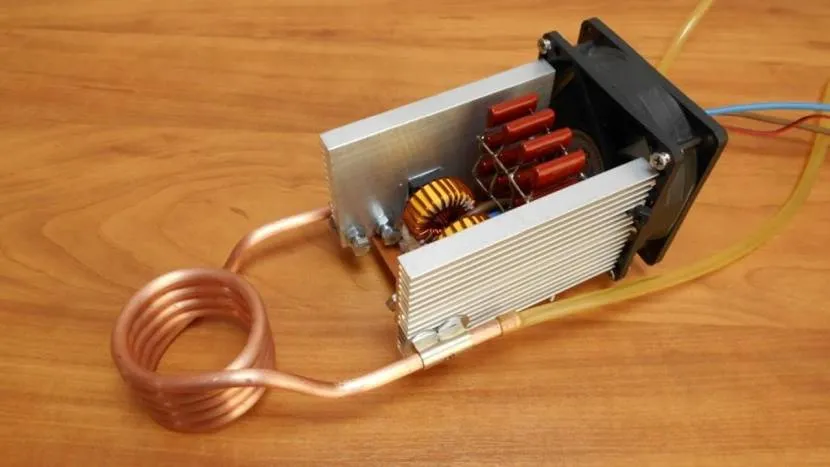 The simplest induction heating device