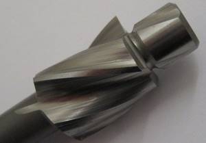 The working part of the counterbore with a permanent guide pin
