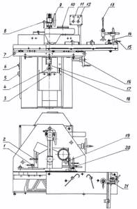 Location of controls for the FSSH-1A milling machine