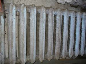 Repair of cast iron heating radiators