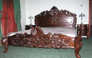 carved furniture items