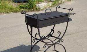 make a barbecue with your own hands from metal