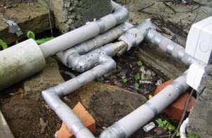 pipe section for water supply