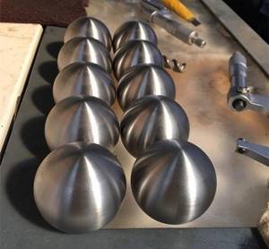 Titanium alloy spheres