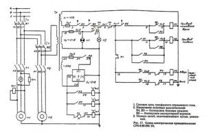 Electrical circuit diagram SR-6-9