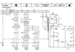 Схема электрическая токарно-винторезного станка 16В20