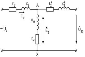 Equivalent circuit in transformer mode