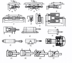 Hydraulic cylinder diagrams